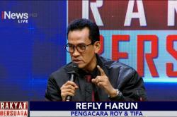 Refly Harun Minta Perkara Roy Suryo-Tifa Dihentikan, Desak Jokowi Bersikap Negarawan