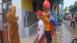 Banjir Rendam Tebingtinggi, Sekolah Diliburkan<