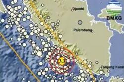 Gempa Terkini Magnitudo 3,3 Guncang Bengkulu Selatan