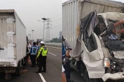 Kronologi Kecelakaan 2 Truk di Tol Dalkot Tewaskan 1 Orang, Bermula saat Ganti Ban