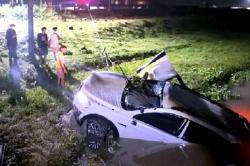 Kronologi Kecelakaan Tewaskan Sopir di Grobogan, Mobil Oleng Masuk Saluran Irigasi<