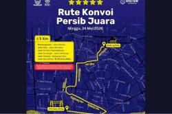 Rute Konvoi Persib Juara, Cek Lokasi dan Titik Selebrasi Angkat Trofi di JPO Asia Afrika<
