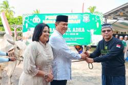 Polda Kalteng Sembelih 53 Sapi dan 8 Kambing saat Iduladha, Daging Dibagikan ke Warga<