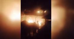 Kebakaran Hebat di Asahan, Rumah Produksi Tahu Goreng Ludes Dilalap Api<
