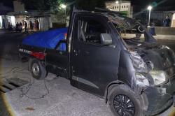Kecelakaan Mobil Pikap Tabrak Toko Sembako di Jombang, Sopir Diduga Mengantuk<