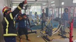 Kebakaran Ruko Tempat Gym di Indramayu, 6 Motor Hangus Dilalap Api<