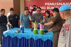 Polda Sumsel Musnahkan Narkoba dari 25 Kasus, Nilainya Tembus Rp2,29 Miliar<