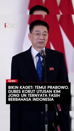 Bikin Kaget! Temui Prabowo, Dubes Korut Utusan Kim Jong Un Ternyata Fasih Berbahasa Indonesia