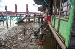 Aksi Sosial Mewarnai Puluhan Rumah Pinggiran Sungai Musi