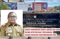 Jadi Tersangka Korupsi, Kadis Perkimtan Gowa Abdullah Sirajuddin Langsung Ditahan<