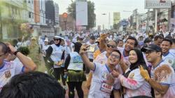 HUT ke-344 Kota Tapis Berseri, Ribuan Warga Meriahkan Bandar Lampung Color Run 2026<