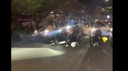 Konvoi Geng Motor dan Balap Liar di Makassar Dibubarkan, Pemotor Kabur Tabrak Pohon<