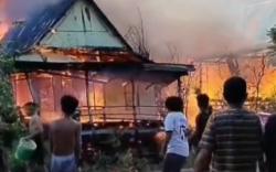 Kebakaran Maut 3 Rumah di Jeneponto, Wanita Lumpuh Tewas Terjebak Api
