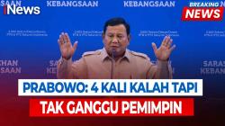 Prabowo: Empat Kali Kalah Pilpres, Saya Tak Pernah Ganggu Pemimpin yang Menang