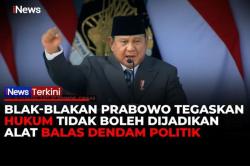 Prabowo di HUT ke-80 Bhayangkara: Hukum Tak Boleh Jadi Alat Balas Dendam Politik