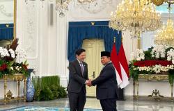 Prabowo Sambut Hangat PM Singapura Lawrence Wong di Istana