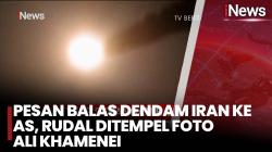 Garda Revolusi Iran Umumkan Serangan Tahap Ketiga ke AS, Rudal Ditempeli Foto Mendiang Ali Khamenei