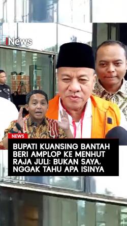 Bupati Kuansing Bantah Beri Amplop ke Menhut Raja Juli: Yang Mana Tuh, Bukan Saya