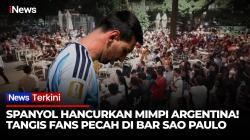 Kontras Final Piala Dunia 2026, Suasana Hening Fans Argentina di Brasil vs Gemuruh Suporter Spanyol