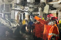 Ledakan Pipa Gas di Grand Polonia Medan Hancurkan Rumah, 1 Orang Tewas dan 2 Masih Tertimbun