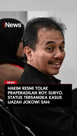 Hakim Resmi Tolak Praperadilan Roy Suryo, Status Tersangka Kasus Ijazah Jokowi Sah!