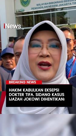 Hakim Kabulkan Eksepsi Dokter Tifa, Sidang Kasus Ijazah Jokowi Dihentikan