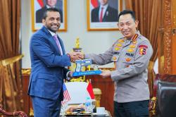 Kapolri Bertemu Direktur FBI, Perkuat Kerja Sama Berantas Kejahatan Transnasional