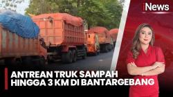 TPST Bantargebang Padat, Antrean Truk Sampah Picu Macet Panjang di Narogong