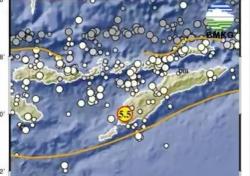 Gempa Hari Ini M 5,5 Guncang Kupang, Berpusat di Laut