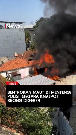 Bentrokan Maut di Menteng, Polisi: Gegara Knalpot Brong Digeber