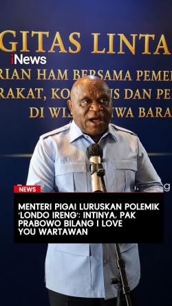 Menteri Pigai Luruskan Polemik Londo Ireng: Pak Prabowo Intinya Bilang I Love You Wartawan