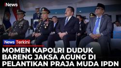 Momen Hangat Kapolri dan Jaksa Agung Duduk Berdampingan di Pelantikan IPDN