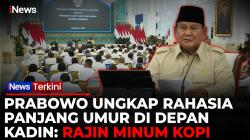 Prabowo Sebut Manfaat Kopi di Hadapan Kadin: Berdasarkan Riset Memperpanjang Umur