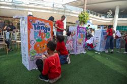 Melihat Kreativitas Anak-Anak Mewarnai Kemasan Susu Tango Kido