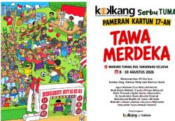 Rayakan HUT ke-81 RI, Kokkang Gelar Pameran Kartun Tawa Merdeka