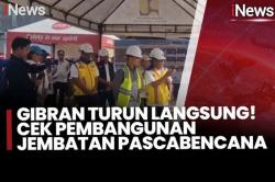 Gibran Blusukan di Aceh, Cek Langsung Pembangunan Jembatan Pascabencana di Bireuen
