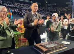 Momen Menko AHY Dapat Kejutan Ulang Tahun ke-48 saat Beri Kuliah Umum di UPN Veteran Jakarta