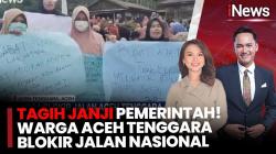 Korban Banjir Aceh Tenggara Blokir Jalan Nasional Tagih Bantuan Pemerintah