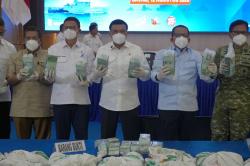 1,3 Ton Ketamin Senilai Rp2,6 Triliun Dimusnahkan di Batam, Menko Polkam: Hadiah HUT ke-81 RI