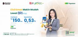 Makin Praktis! Cicil Emas Kini Bisa lewat Aplikasi BRImo