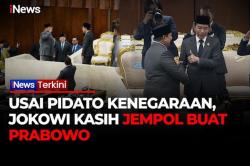 Momen Prabowo Beri Hormat ke Jokowi usai Pidato Kenegaraan, Dibalas Acungan Jempol