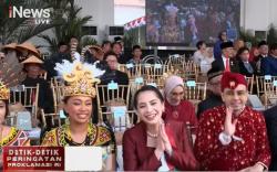 Raffi Ahmad dan Nagita Slavina Tampil Kompak dengan Busana Merah Rayakan HUT Ke-81 RI di Istana