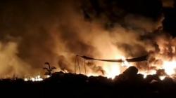 Kebakaran di Jombang, Bangunan dan Rumah Ludes Dilalap Api