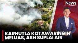 Karhutla Makin Meluas, ASN Kotim Turun Tangan Suplai Air untuk Padamkan Api
