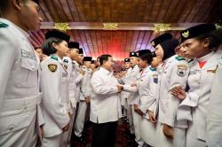 Prabowo Undang Paskibraka hingga Komandan Upacara HUT RI ke Hambalang: Kalian Jalankan Tugas Kehormatan