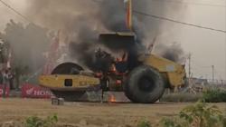 Alat Berat Terbakar di Pelalawan, Didahului Ledakan Disusul Semburan Api