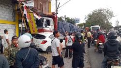 Rem Blong, Truk Tabrak 2 Mobil dan 2 Motor di Magelang