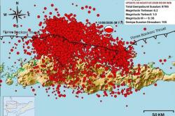BMKG Catat 9.765 Gempa Susulan Pascagempa M7,7 NTT, 155 Dirasakan