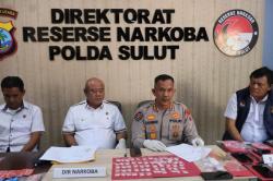Polda Sulut Bongkar 3 Kasus Narkoba, 4 Tersangka Ditangkap