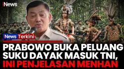 Menhan Buka Suara Soal Instruksi Presiden Terkait Penerimaan Suku Dayak Jadi Prajurit TNI